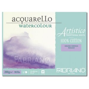 Bloc aquarelle Fabriano 200 g gros grains Bloc aquarelle Fabriano 200 g gros grains