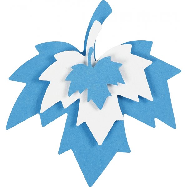 Poinons couche sur couche - Feuille d'rable - 3 pcs