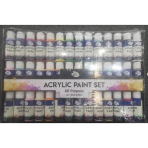M�ga coffret de peintures acryliques pour artistes, 42 x 59 ml