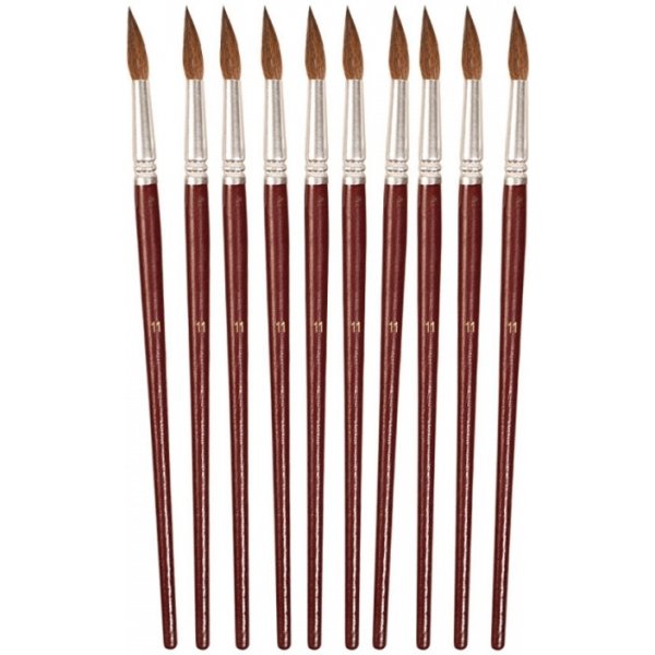 Pinceau aquarelle no. 11  10 pices