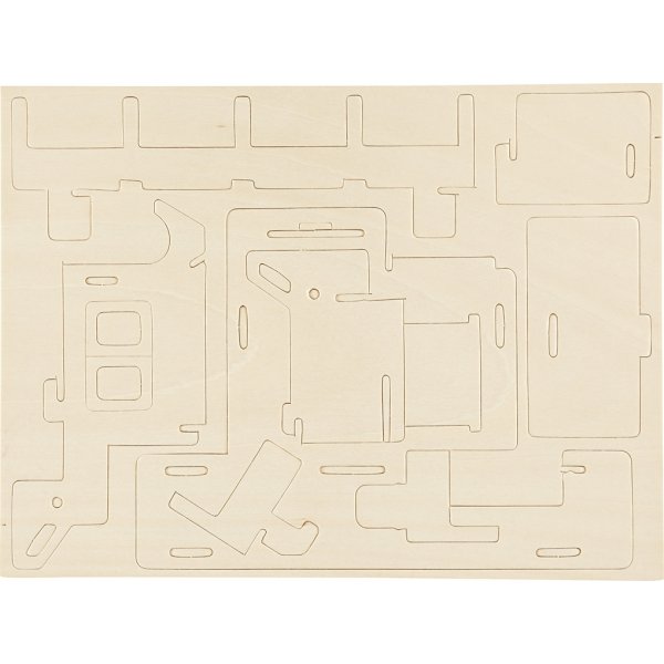 Figurine de construction 3D - Maison avec rampe