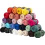 Fil de coton - couleurs mlanges - non. 8/4 30x50g