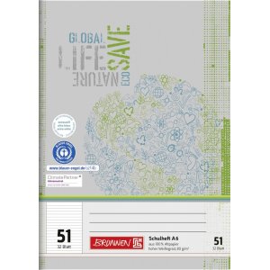 Livret scolaire - Papier recyclé A6 (64 pages) Livret scolaire - Papier recyclé A6 (64 pages)