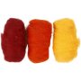Laine carde - harmonie jaune/terre cuite - 3 x 10 g