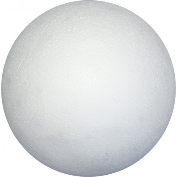 Boules en polystyrne - blanc - 14 -8 cm