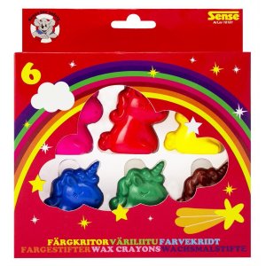 Crayons de couleur enfant pack de 6 - Licorne Crayons de couleur enfant pack de 6 - Licorne