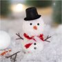 Mini Kit DIY Porte du Pre Nol - Bonhomme de Neige
