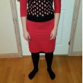 Image client Tissu jersey uni - 13 - rouge - 150 cm