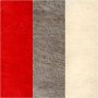 Laine carde - harmonie rouge/blanc - 3 x 10 g