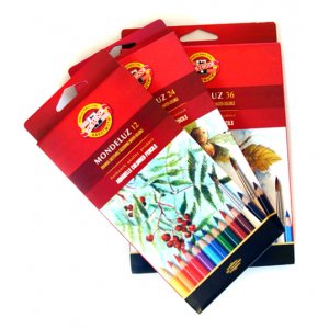 Stylo aquarelle Mondeluz - Boîte carton (3 tailles différentes) Stylo aquarelle Mondeluz - Boîte carton (3 tailles différentes)