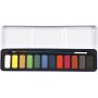 Set aquarelle - couleurs mlanges - 12 pcs