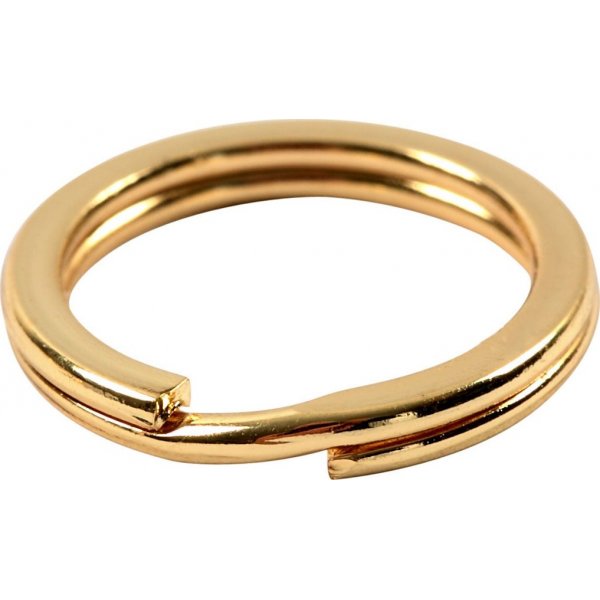 Bague brise - plaque or - 15 pcs