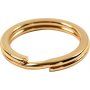 Bague brise - plaque or - 15 pcs