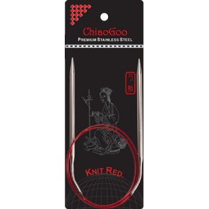 Aiguille circulaire SS Rouge 80 cm Aiguille circulaire SS Rouge 80 cm