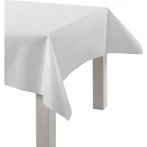 Nappe en imitation tissu - blanc - 10 m Nappe en imitation tissu - blanc - 10 m