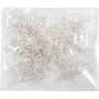 Crochet d'oreille franais - plaqu argent - 100 pcs