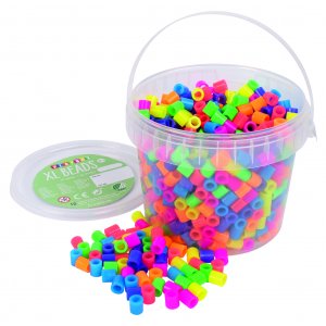 Perles tube XL - néon - 900 pcs Perles tube XL - néon - 900 pcs