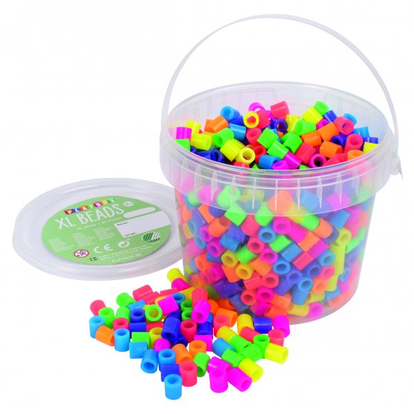 Perles tube XL - néon - 900 pcs Perles tube XL - néon - 900 pcs