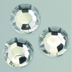 Pierre décorative acrylique facettée - cristal Pierre décorative acrylique facettée - cristal