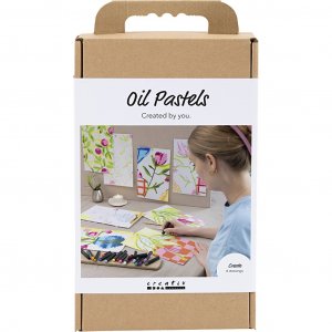 Kit de fleurs pastel à l'huile à faire soi-même, couleurs assorties, 8 motifs Kit de fleurs pastel à l'huile à faire soi-même, couleurs assorties, 8 motifs