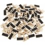 Planche avec clip - 4 x 2 cm - 100 pcs