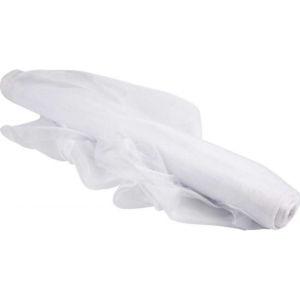 Tissu organza - blanc - 10 m
