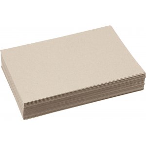 Carton recyclé - gris marron - A4 - 125 feuilles Carton recyclé - gris marron - A4 - 125 feuilles