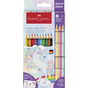 Set de crayons de couleur - Faber-Castell - Redline CP Color Grip - Licorne 10+3 Set de crayons de couleur - Faber-Castell - Redline CP Color Grip - Licorne 10+3