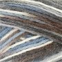 Fil à chaussettes - harmonie bleu/gris - 50 g