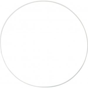 Anneau en métal - blanc - Ø30 cm - 5 pcs Anneau en métal - blanc - Ø30 cm - 5 pcs