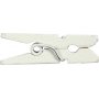 Mini pinces à linge - blanc - 36 pcs