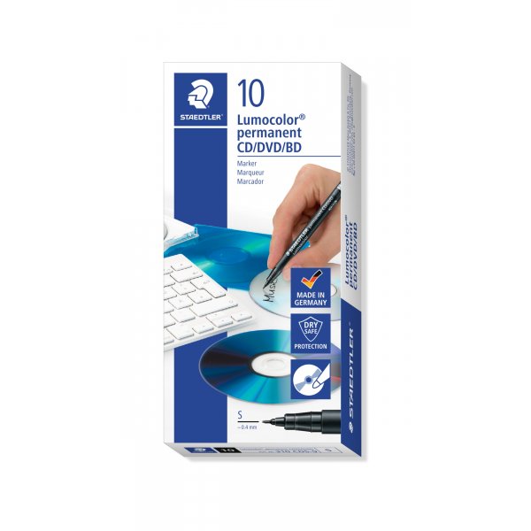 Stylo marqueur pour CD/DVD - Noir