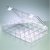 Boîte en plastique 33 x 22 cm - transparente transparente 24 sections Boîte en plastique 33 x 22 cm - transparente transparente 24 sections