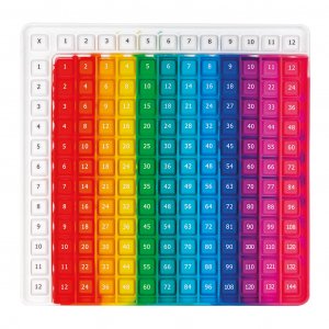 Table de multiplication Pop It en silicone 26 x 26 cm Table de multiplication Pop It en silicone 26 x 26 cm