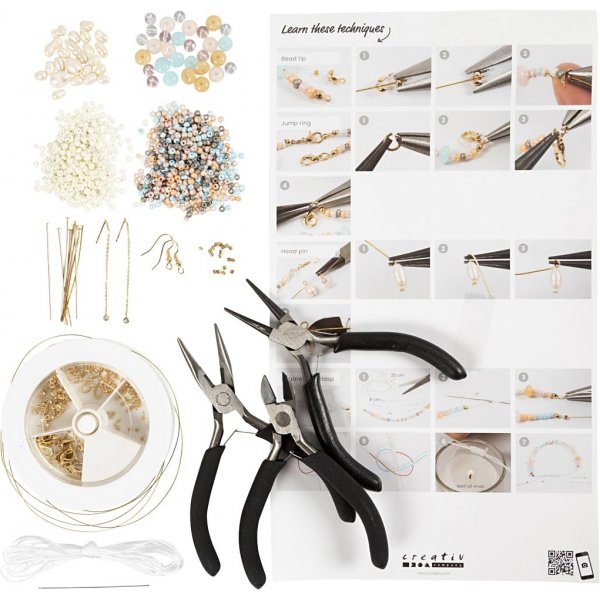 Commencez Kit DIY Bijoux Perles Classiques