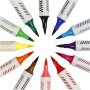 Marqueurs de croquis - couleurs standards - 12 pcs