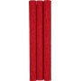 Papier crpon - rouge - 3 feuilles