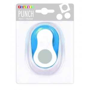 Cercle de perforation 2,5 cm - Bleu/blanc