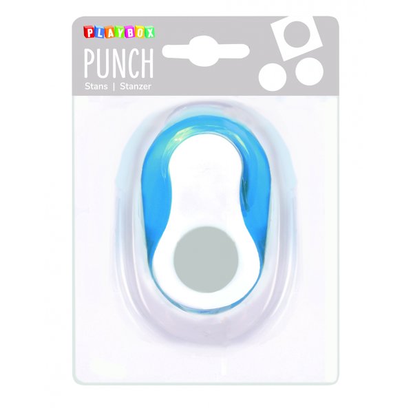 Cercle de perforation 2,5 cm - Bleu/blanc Cercle de perforation 2,5 cm - Bleu/blanc