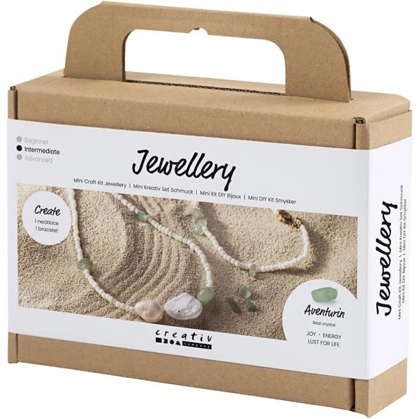 Mini Kit DIY Bijoux, colliers et bracelets en aventurine