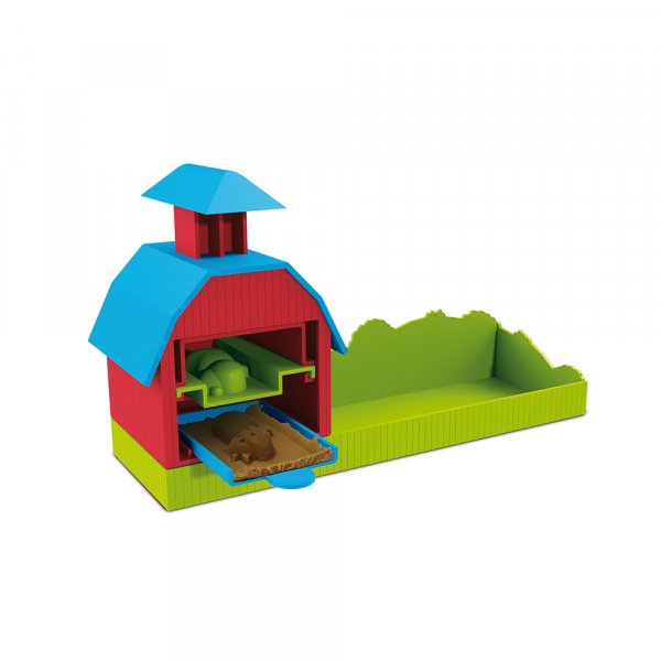 Ferme avec moules en argile et bruits d'animaux Ferme avec moules en argile et bruits d'animaux