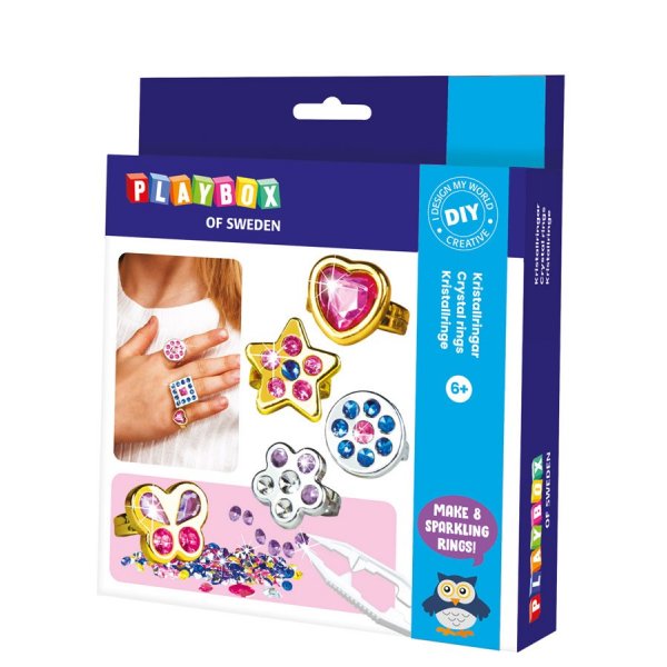 Coffret artisanal Anneaux en cristal