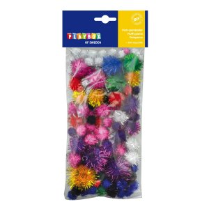 Pompons pailletés Pompons pailletés