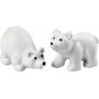 Figurines - blanc - 2 pcs