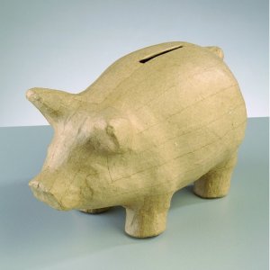 Tirelire figurine PappArt 16,5 x 8 x 1 - Cochon Tirelire figurine PappArt 16,5 x 8 x 1 - Cochon