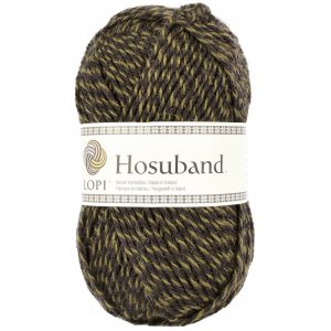 Hosuband 100g - Noir chiné/kaki (0227) Hosuband 100g - Noir chiné/kaki (0227)