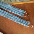 Image client Pantalon de charpentier/salopette boucle br 40mm couleur argent 2 pcs