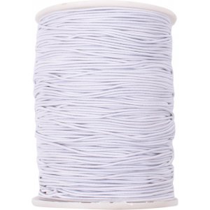 Cordon élastique, blanc, Ø 1 mm, 200 m Cordon élastique, blanc, Ø 1 mm, 200 m