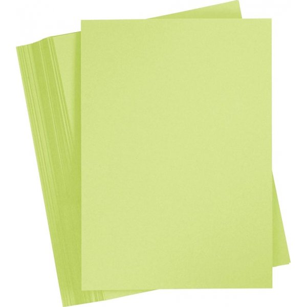 Carton color - vert clair - A4 - 180 g - 100 feuilles