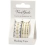 Washi tape - Or/blanc - Coeurs et points - feuille